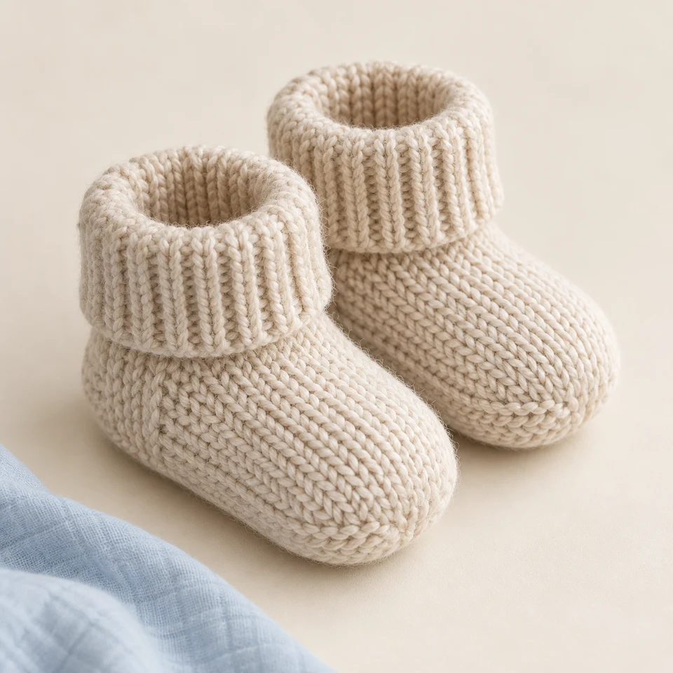 Tiny Toes Knit Booties