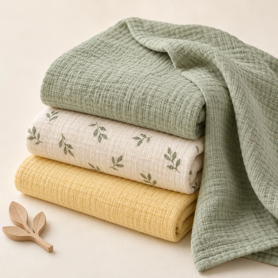 Meadow Muslin Wrap Set
